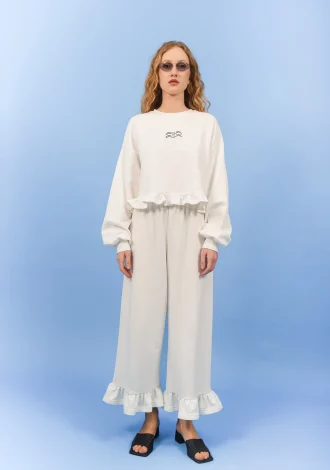 EASY LIVING PANTS WHITE