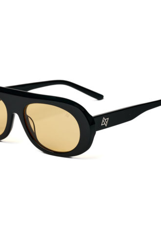 LEXI SUNGLASSES BLACK/ORANGE