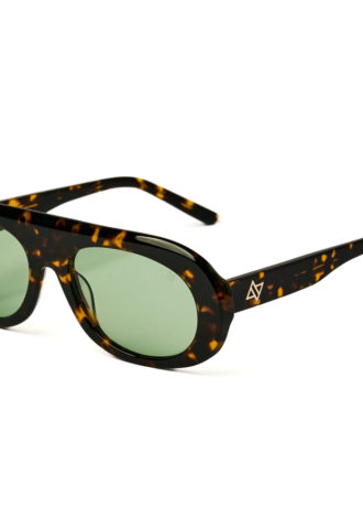 LEXI SUNGLASSES BROWN/GREEN