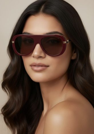 ALEXIA SUNGLASSES BURGUNDY