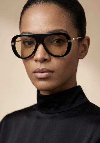 ALEXIA SUNGLASSES BLACK BEIGE