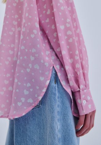 COMBOS 0070 SHIRT HEARTS PINK
