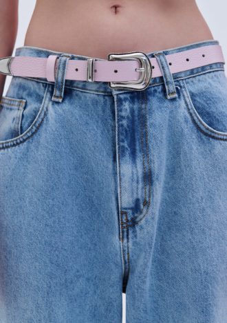 COMBOS 0097 BELT LEATHER METAL V TIP