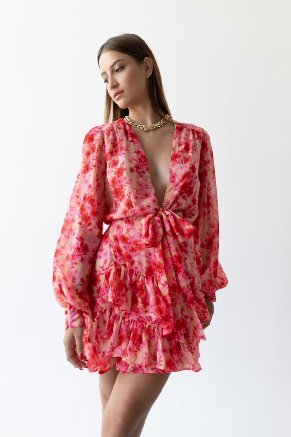 DAHRIA MINI DRESS PINK - Image 2