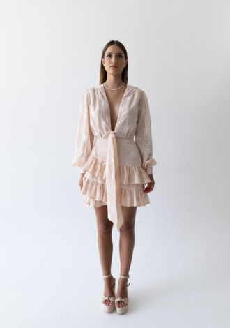 DAHRIA MINI DRESS BEIGE
