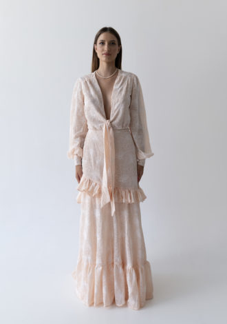 DAHRA MAXI DRESS BEIGE