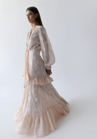 DAHRA MAXI DRESS BEIGE