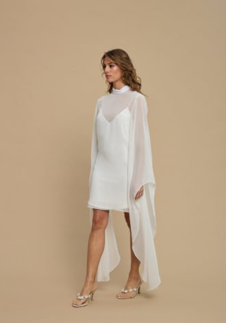 ALMEA DRESS WHITE