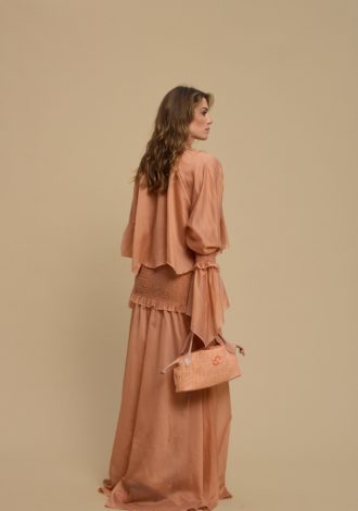 IRIS DRESS DUSTY PINK