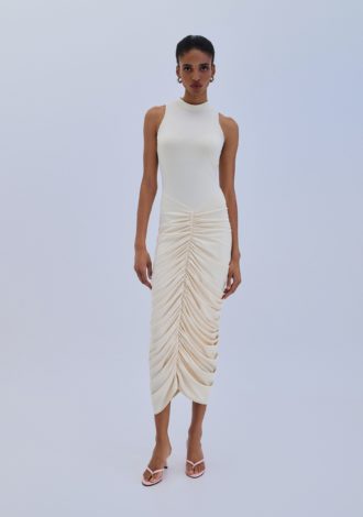 COMBOS 0087 DRESS MAXI GATHER