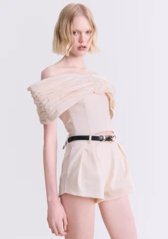 CREAM CORSET TOP