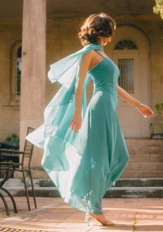 AQUA BLUE DRESS