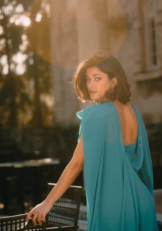 AQUA BLUE DRESS