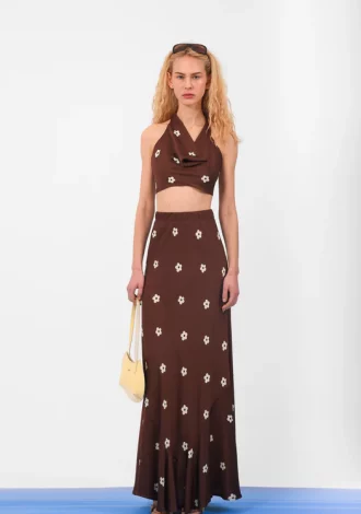 DAISY SKIRT BROWN