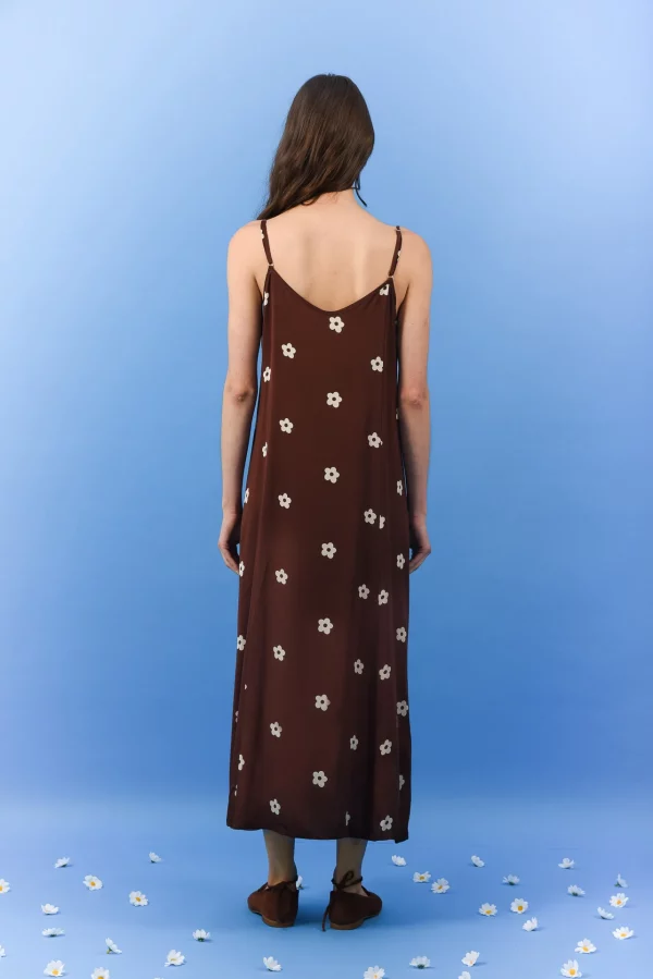 DAISY DRESS BROWN - Image 5
