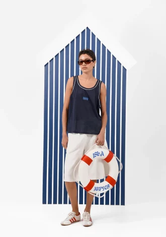 FIELD BASKET TOP DARK BLUE