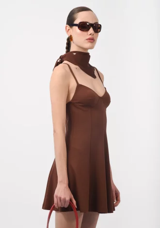 DAISY SCARF BROWN