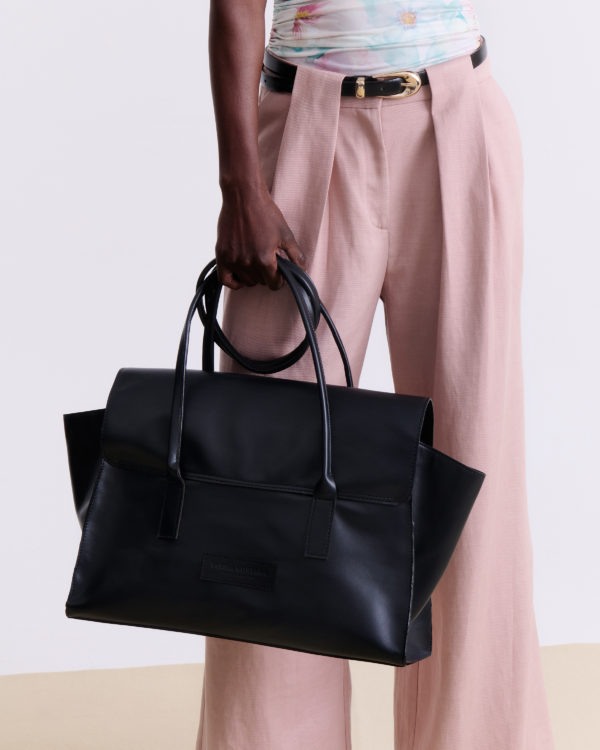 FOLDOVER BAG BLACK