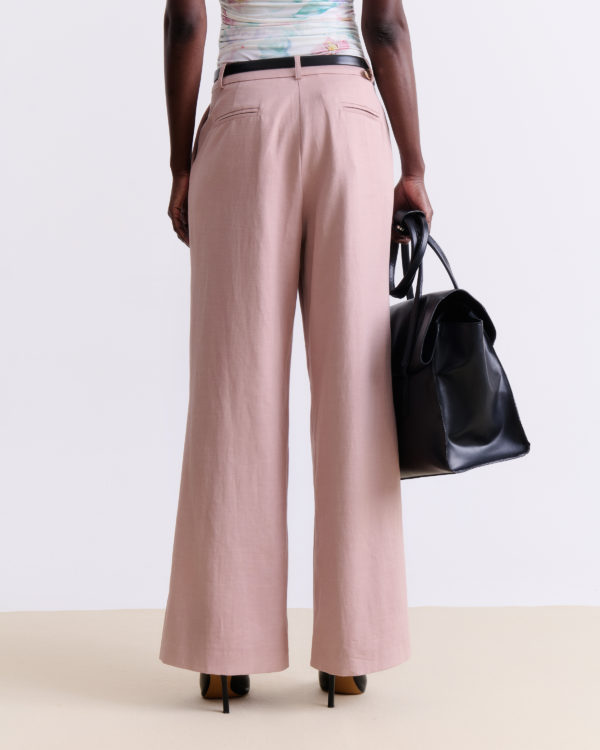 BLUSH TAILORED WIDE-LEG PANTS - Image 2