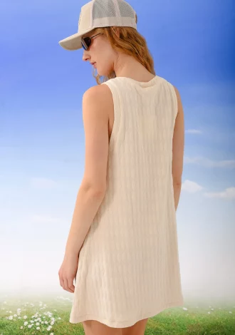 SANDY MINI DRESS VANILLA