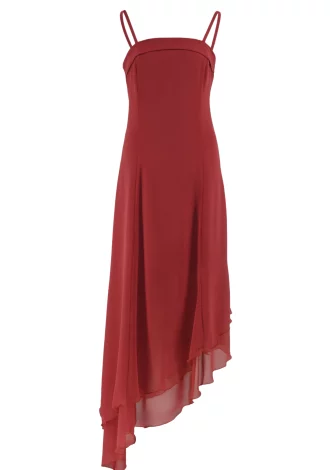 AQUA RED DRESS