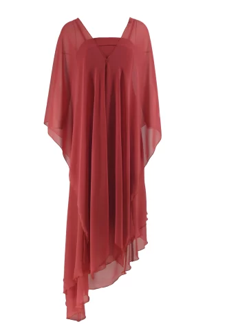 AQUA RED DRESS