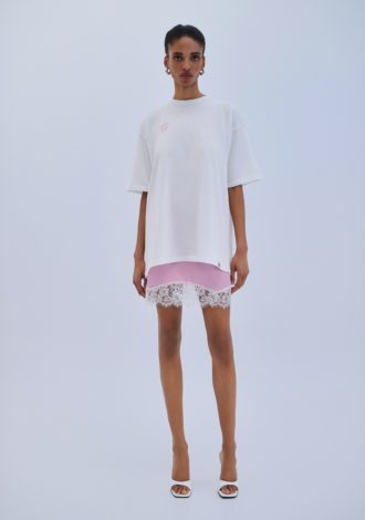 COMBOS 0083 SKIRT MINI SATIN LACE