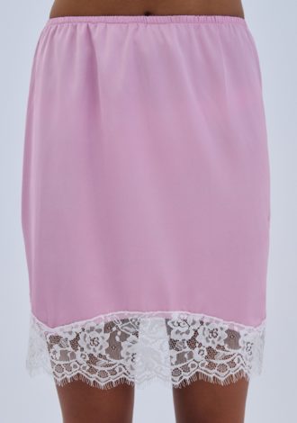 COMBOS 0083 SKIRT MINI SATIN LACE