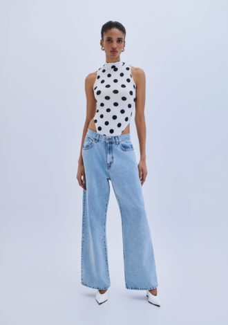 COMBOS 0076 DRESS BODYSUIT POLKA DOTS