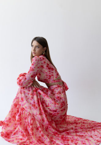 ROSE SKIRT PINK
