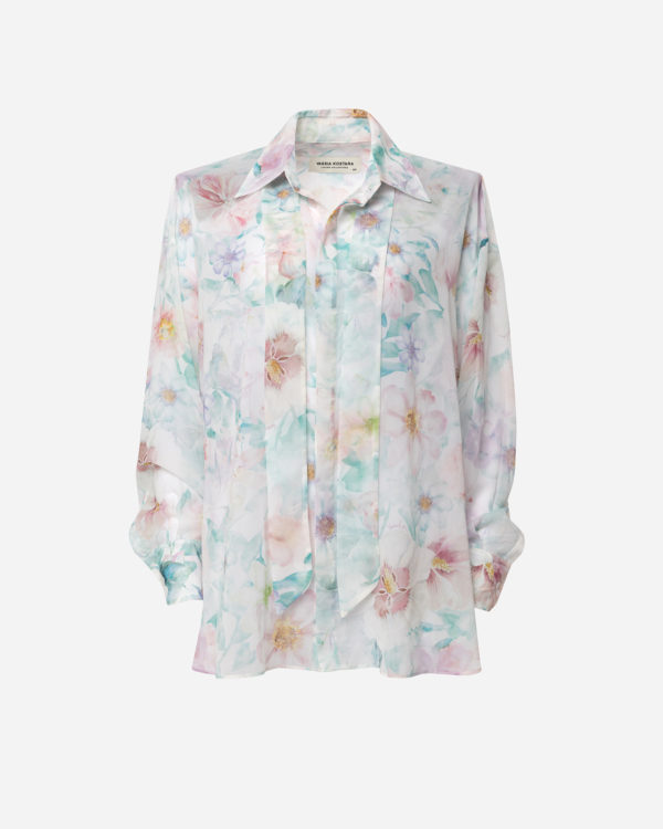 PASTEL FLORAL PRINT SHIRT - Image 2