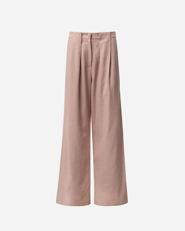BLUSH TAILORED WIDE-LEG PANTS - Image 4