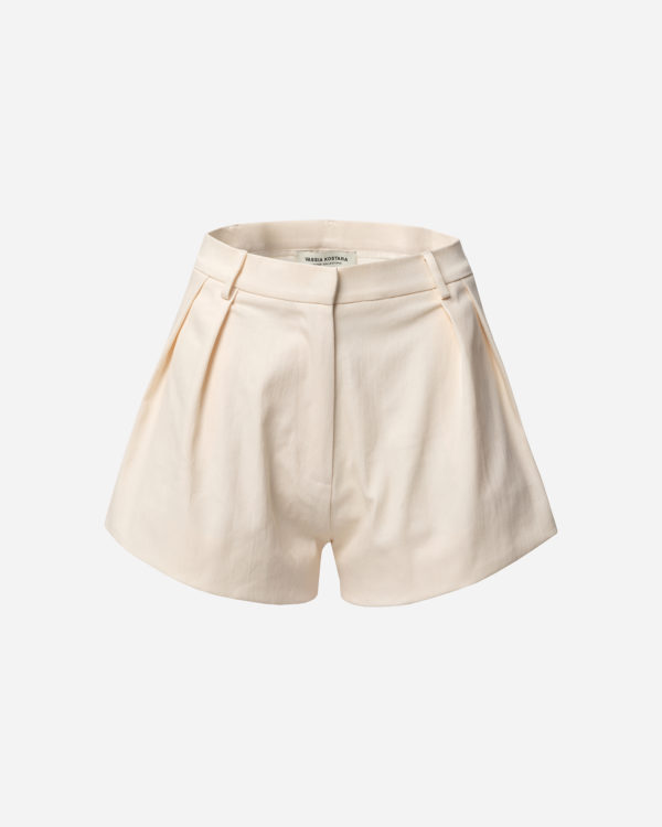 CREAM TAILORED SHORT - Image 3