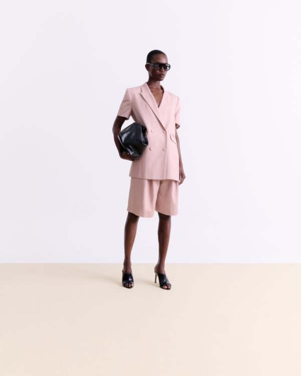 BLUSH TAILORED JUPE-CULLOTE