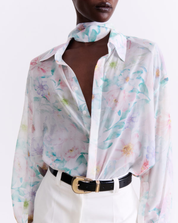 PASTEL FLORAL PRINT SHIRT