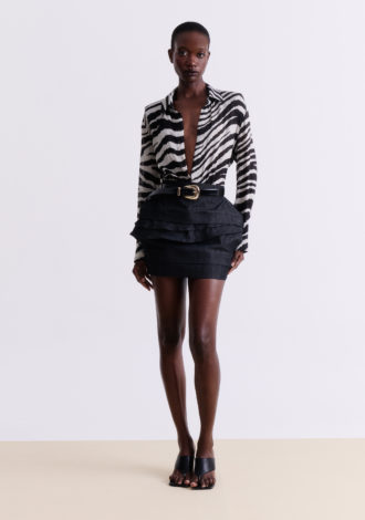 DENIM MINI SKIRT