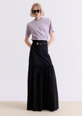 LILAC COTTON T-SHIRT