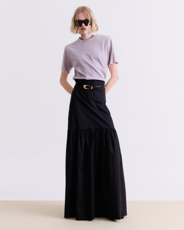 LILAC COTTON T-SHIRT
