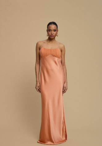 AURA DRESS PEACH
