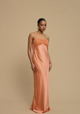 AURA DRESS PEACH