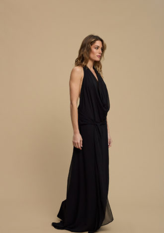 WAVE DRESS BLACK
