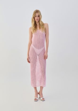 COMBOS 0042 DRESS MAXI NET PINK