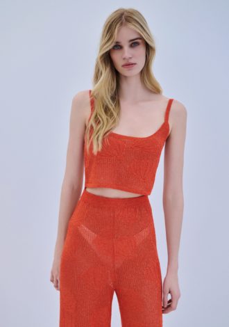 COMBOS 0026 TOP CROP LUREX SHELL