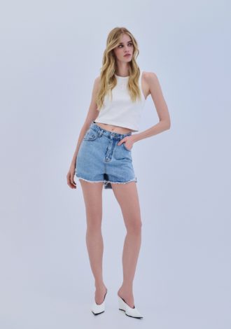COMBOS 0052 DENIM SHORTS BLUE