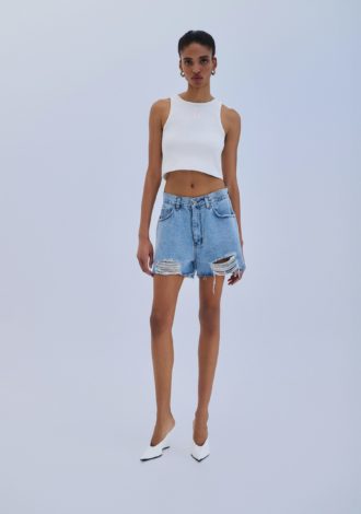 COMBOS 0053 DENIM SHORTS RIPPED