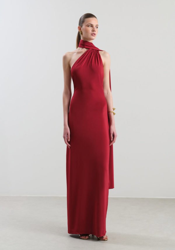 FREYA MOROCCAN RED DRESS - Image 3
