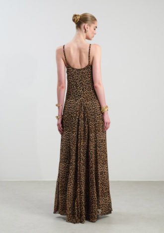 REGINA LEOPARD PRINT DRESS