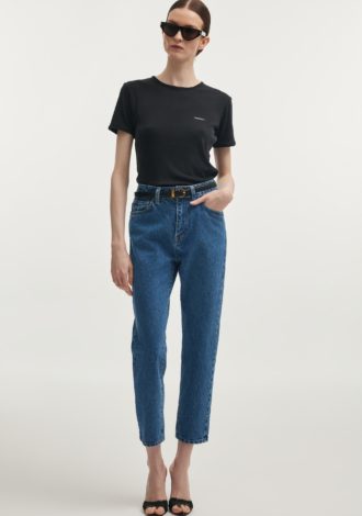 INDIGO DENIM TROUSERS