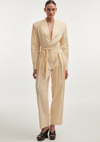 PURE JUMPSUIT BUTTER YELLOW