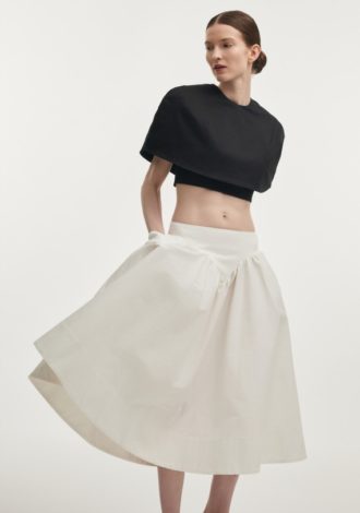 LETICIA CAPE TOP BLACK